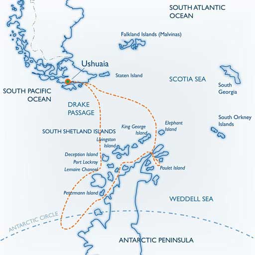 Antarctica Polar Circle